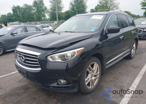 2013 Infiniti Jx35 z USA, uszkodzony, nr VIN 5N1AL0MM6DC307309